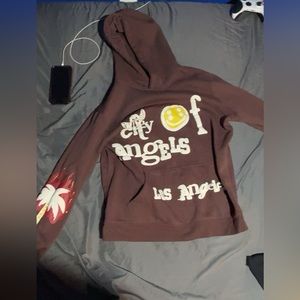 Medium Brown puff print hoodie